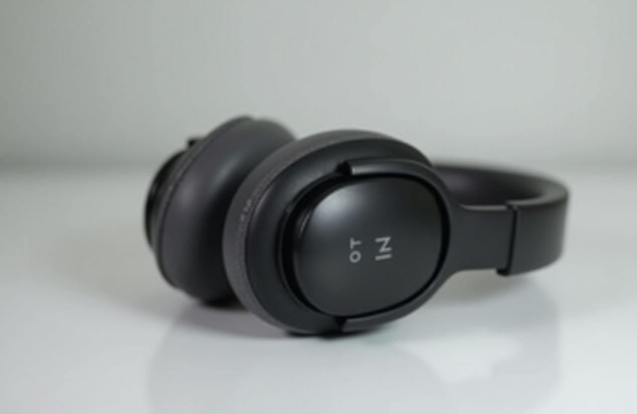 Klang One hörlurar vilande på en stilren yta